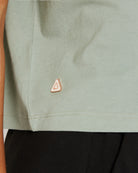 Follow Rhea Oversized Tee - Light Petina — women's wakeboard tee, product image 8