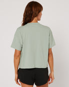 Follow Rhea Oversized Tee - Light Petina — women's wakeboard tee, product image 7
