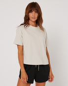 Follow Rhea Oversized Tee - Sand 1