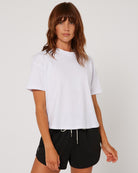 Follow Rhea Oversized Tee - White 1