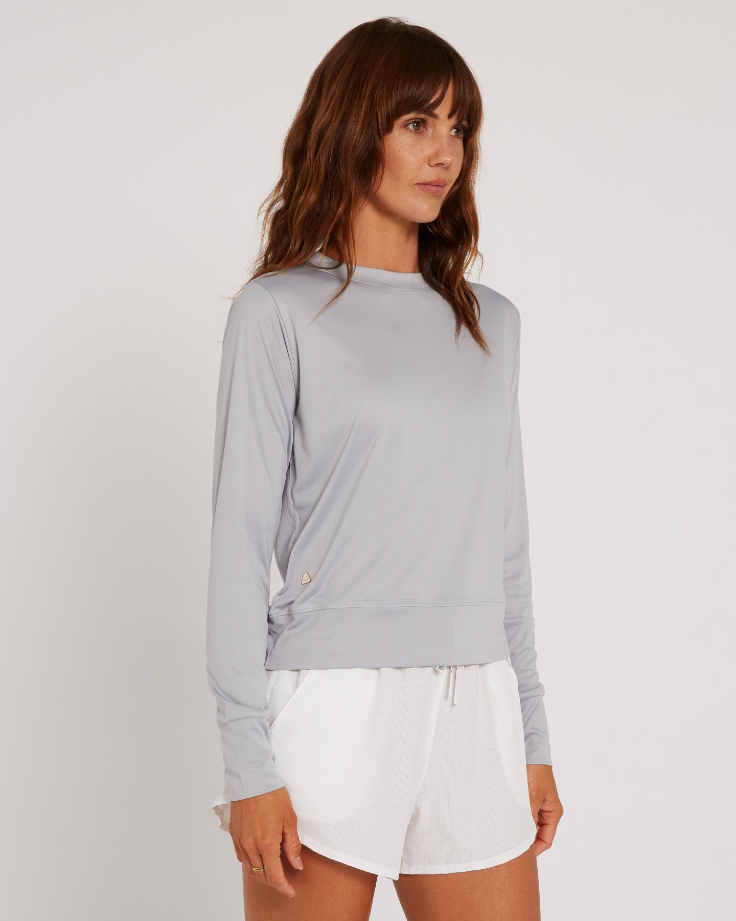 Follow Elara Sun Tee L/S - Light Grey 8