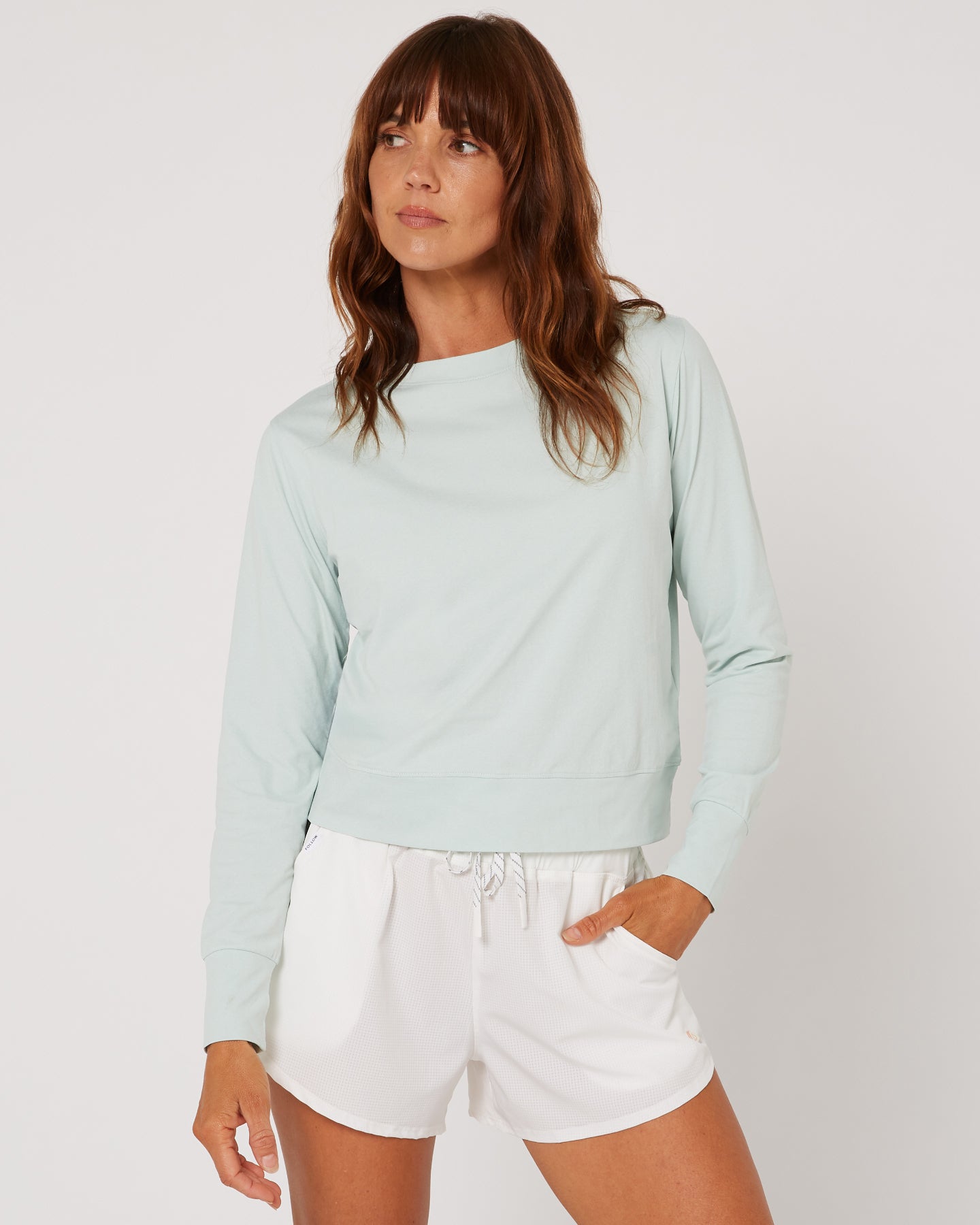 Follow Elara Sun Tee L/S - Light Petina 1