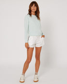 Follow Elara Sun Tee L/S - Light Petina — women's wakeboard tee, product image 12