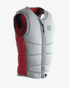 Follow Corp Impact Vest - Light Grey/Red 2