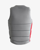 Follow Corp Impact Vest - Light Grey/Red Back