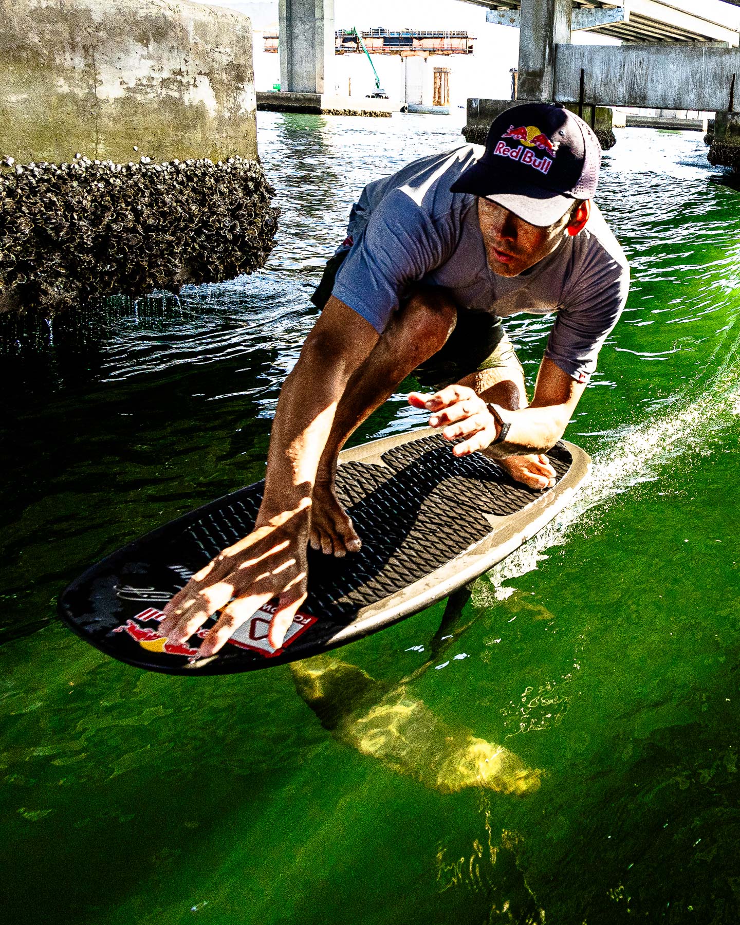 Follow wakeboarding editorial image — wake brand visual asset