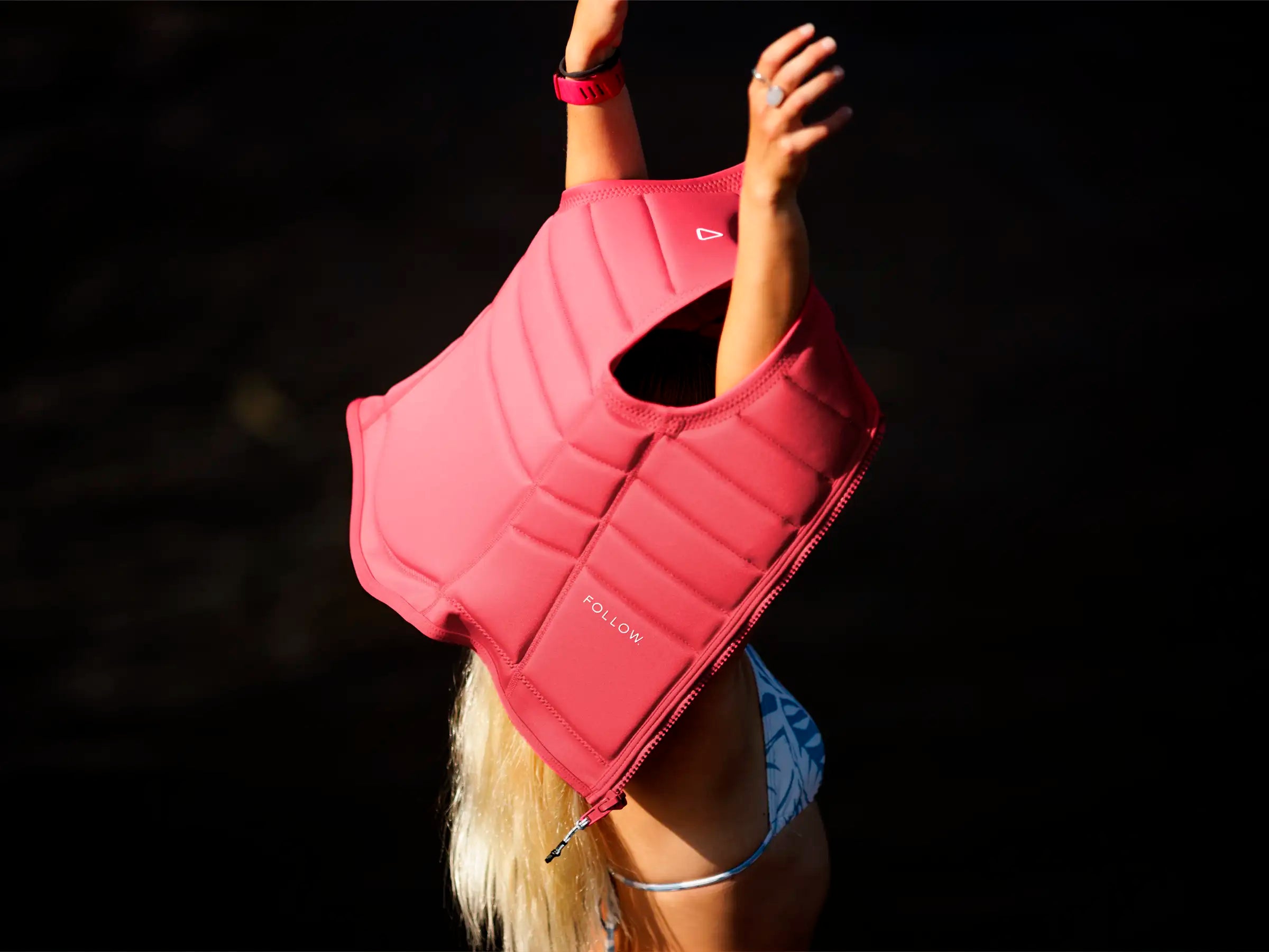 Follow wakeboarding editorial image — wake brand visual asset