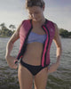 Follow Primary Pink Impact Vest worn by Ashley Inloes