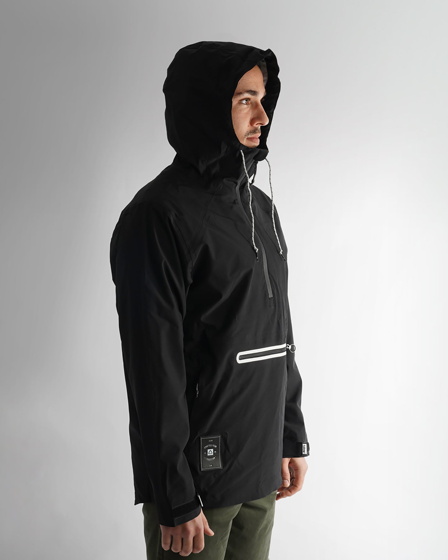 Follow Layer 3.11 Spray Anorak - Black – Follow USA