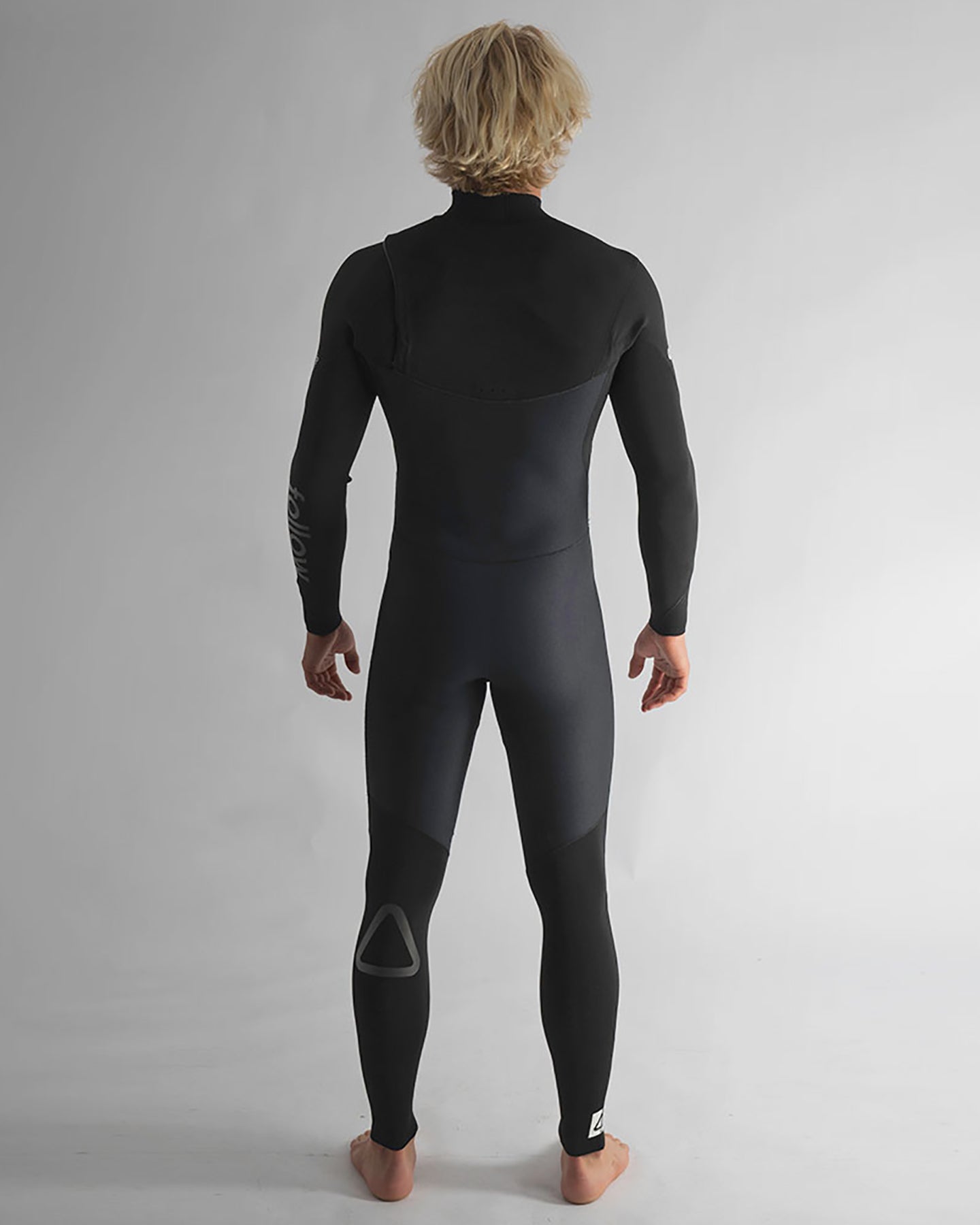 Follow Zipperless Pro 3/2mm - Black - Back