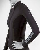 Follow Womens Atlantis Fz Wetty Top - Black